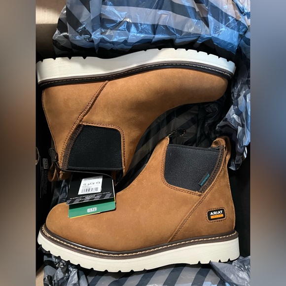 Ariat Shoes Ariat Rebar Wedge Chelsea Waterproof Composite Toe Work
